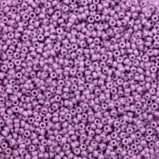Miyuki rocailles Perlen 15/0 - Duracoat opaque dark orchid purple 15-4489